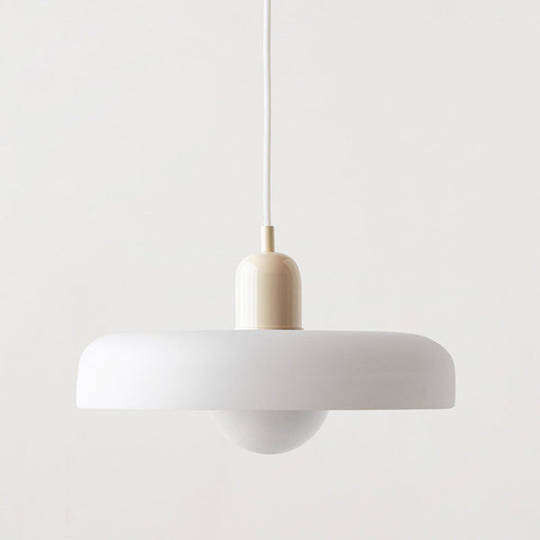 Moderne Art Deco Glazen Hanglamp – Kleurrijke Halo Plafondlamp