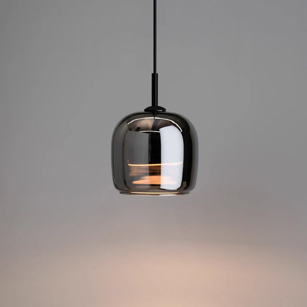 NoirGlass Hanglamp – Elegant Zwart Glas voor Moderne Interieurs (2 Pack)
