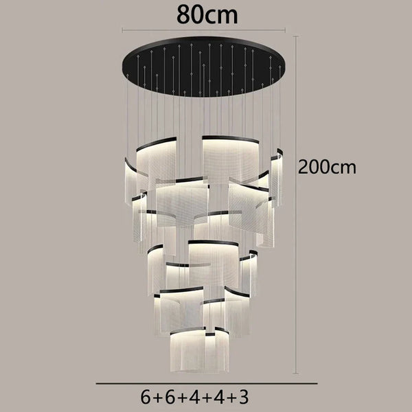Célano Moderne Design Hanglamp – Grote LED Hanglamp voor Woonkamer en Eetkamer
