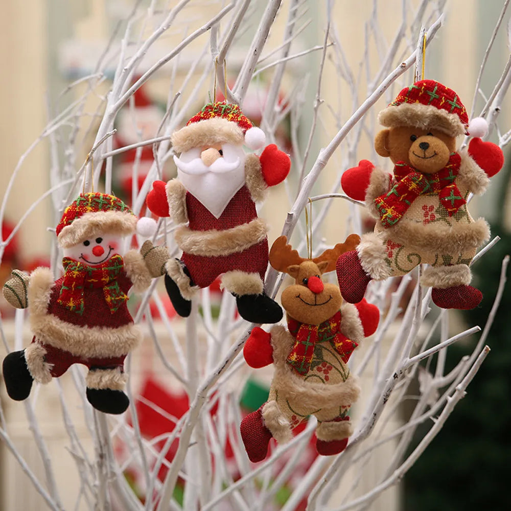 Kersthanger van duurzaam plastic – schattige kerstdecoratie voor boom, raam of cadeau