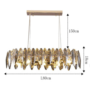 Cristarôme Luxe Kristallen Hanglamp – Moderne Dimbare Plafondlamp voor Woonkamer & Slaapkamer