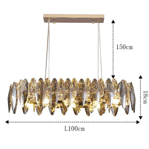 Cristarôme Luxe Kristallen Hanglamp – Moderne Dimbare Plafondlamp voor Woonkamer & Slaapkamer