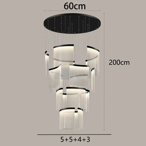 Célano Moderne Design Hanglamp – Grote LED Hanglamp voor Woonkamer en Eetkamer