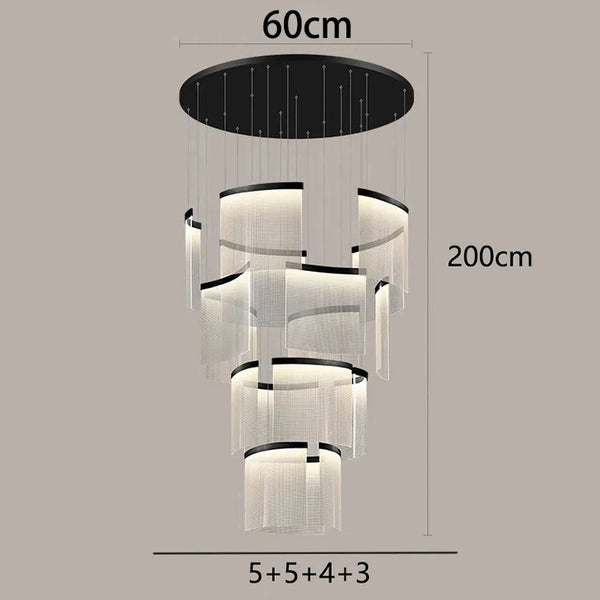 Célano Moderne Design Hanglamp – Grote LED Hanglamp voor Woonkamer en Eetkamer