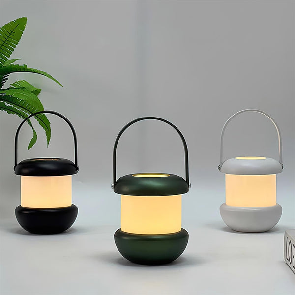 Minimalistische Draagbare LED Tafel Laterne – Warm Sfeervol Licht voor Binnen & Buiten