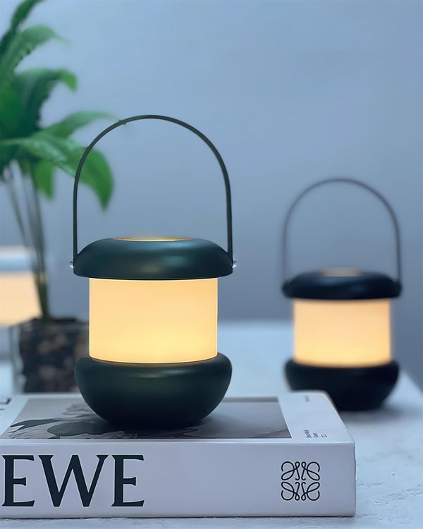 Minimalistische Draagbare LED Tafel Laterne – Warm Sfeervol Licht voor Binnen & Buiten