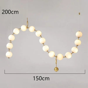 Zeliorao Moderne LED Hanglamp – Design Plafondlamp met Afstandsbediening voor Eetkamer & Woonkamer