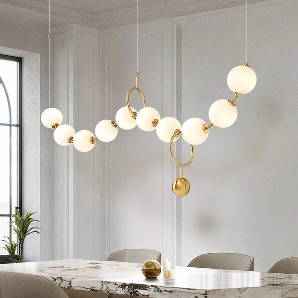 Zeliorao Moderne LED Hanglamp – Design Plafondlamp met Afstandsbediening voor Eetkamer & Woonkamer