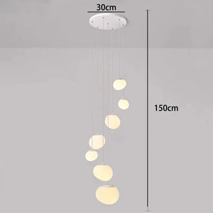 Orialys Moderne Kroonluchter – Grote Gouden LED Hanglamp voor Woonkamer & Trapgat
