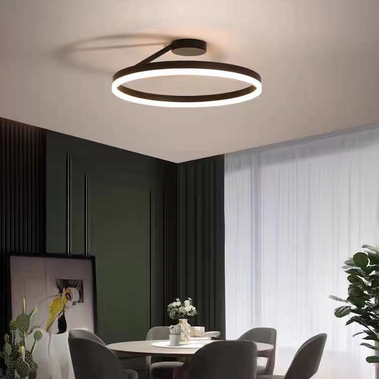 Halo LED Plafondlamp – Minimalistisch Scandinavisch Design voor Gezellige Interieurs
