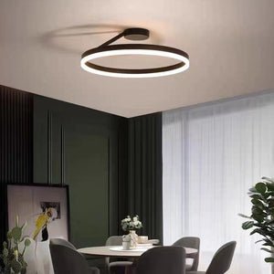 Halo LED Plafondlamp – Minimalistisch Scandinavisch Design voor Gezellige Interieurs