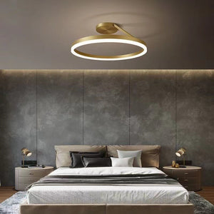 Halo LED Plafondlamp – Minimalistisch Scandinavisch Design voor Gezellige Interieurs