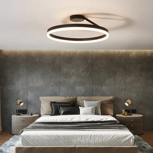Halo LED Plafondlamp – Minimalistisch Scandinavisch Design voor Gezellige Interieurs