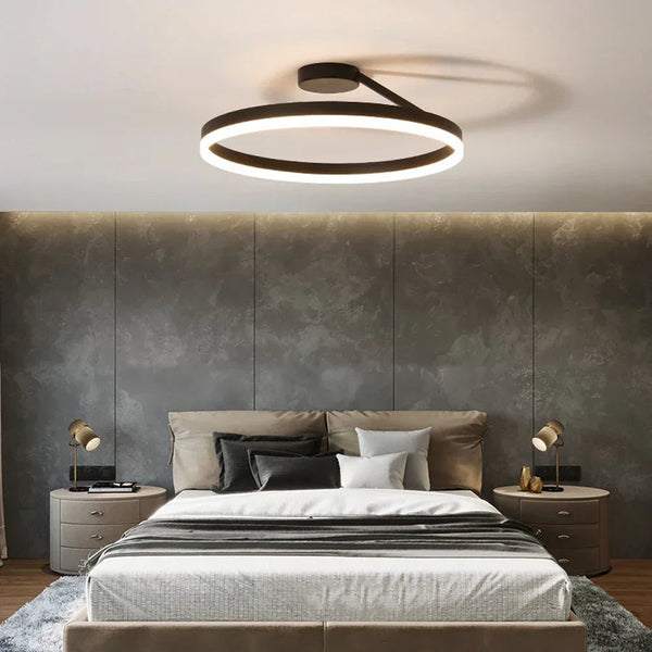 Halo LED Plafondlamp – Minimalistisch Scandinavisch Design voor Gezellige Interieurs