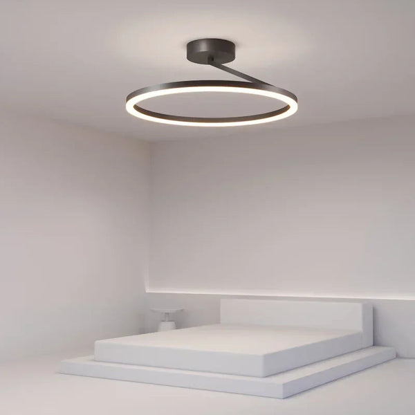 Halo LED Plafondlamp – Minimalistisch Scandinavisch Design voor Gezellige Interieurs