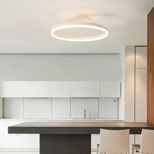 Halo LED Plafondlamp – Minimalistisch Scandinavisch Design voor Gezellige Interieurs