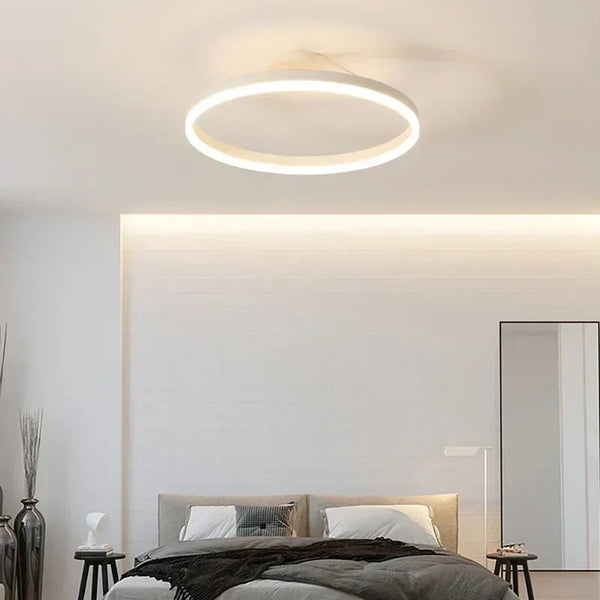 Halo LED Plafondlamp – Minimalistisch Scandinavisch Design voor Gezellige Interieurs