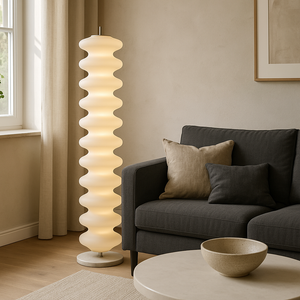 Design Staande Lamp – Marmer & Acryl Sierlamp met LED