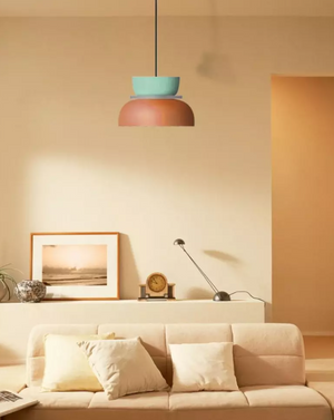 Nordic Pastel Hanglamp – Moderne Macaron Stijl Plafondlamp