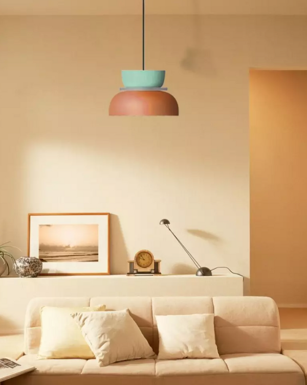 Nordic Pastel Hanglamp – Moderne Macaron Stijl Plafondlamp