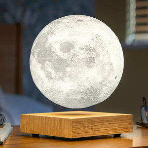 Zwevende 3D Maanlamp – Draadloze LED Tafellamp voor Interieurdecoratie