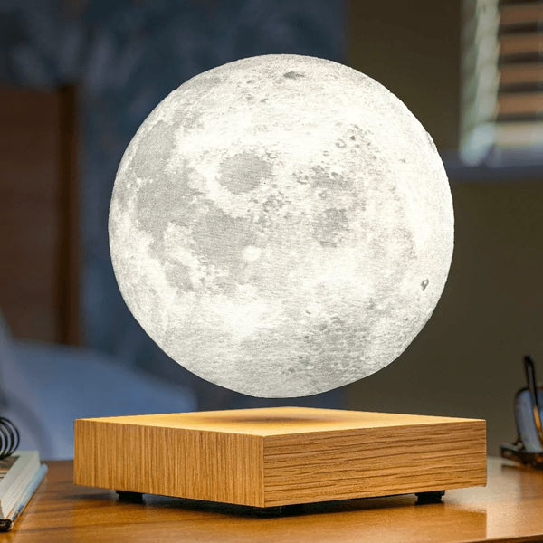 Zwevende 3D Maanlamp – Draadloze LED Tafellamp voor Interieurdecoratie