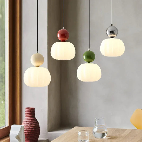 Elegante Art Deco Hanglamp – Crème Kap, Verstelbare Plafondlamp