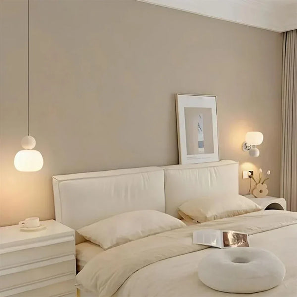 Elegante Art Deco Hanglamp – Crème Kap, Verstelbare Plafondlamp