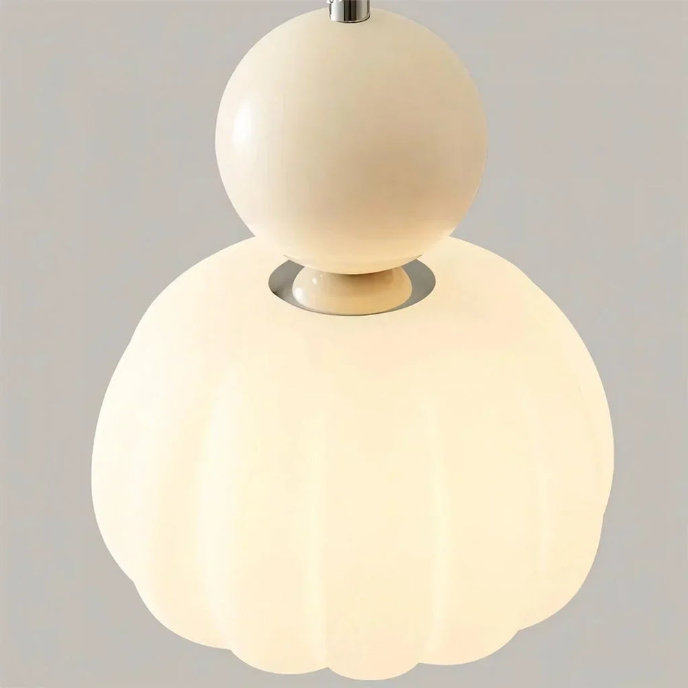 Elegante Art Deco Hanglamp – Crème Kap, Verstelbare Plafondlamp