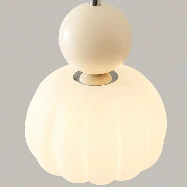 Elegante Art Deco Hanglamp – Crème Kap, Verstelbare Plafondlamp