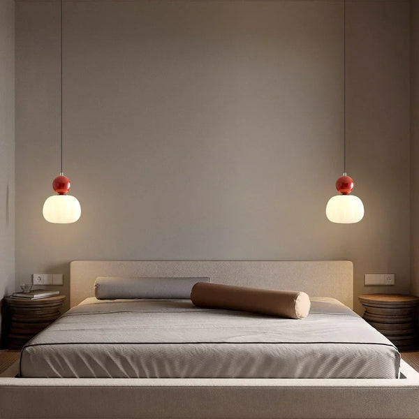 Elegante Art Deco Hanglamp – Crème Kap, Verstelbare Plafondlamp