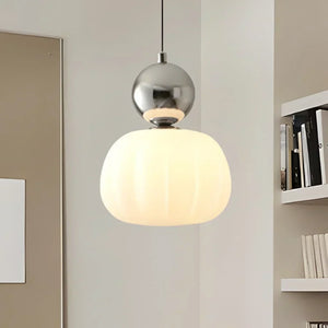 Elegante Art Deco Hanglamp – Crème Kap, Verstelbare Plafondlamp