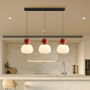Elegante Art Deco Hanglamp – Crème Kap, Verstelbare Plafondlamp