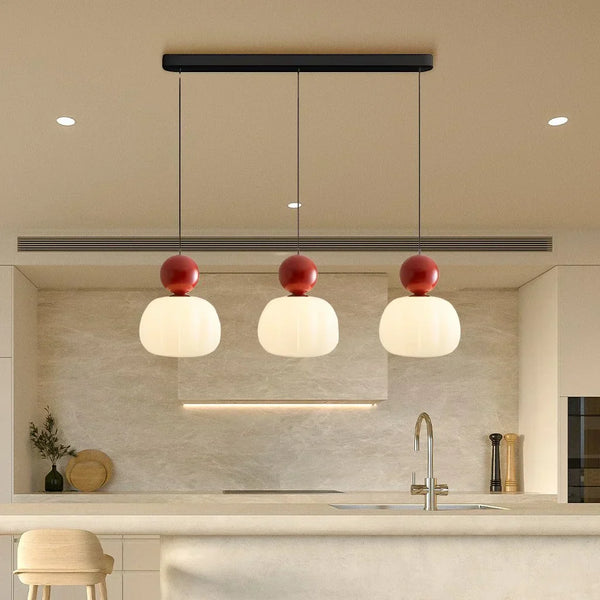 Elegante Art Deco Hanglamp – Crème Kap, Verstelbare Plafondlamp