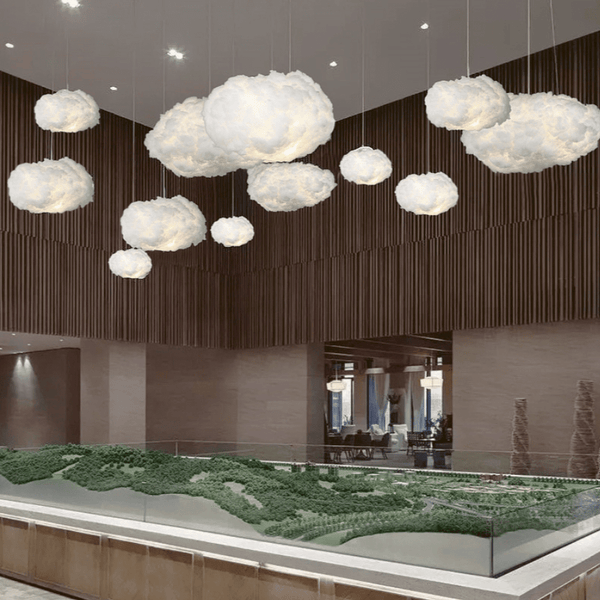 Fluffy Cloud LED Hanglamp Gezellig Sfeerverlichting voor Kinderkamers & Woonruimtes