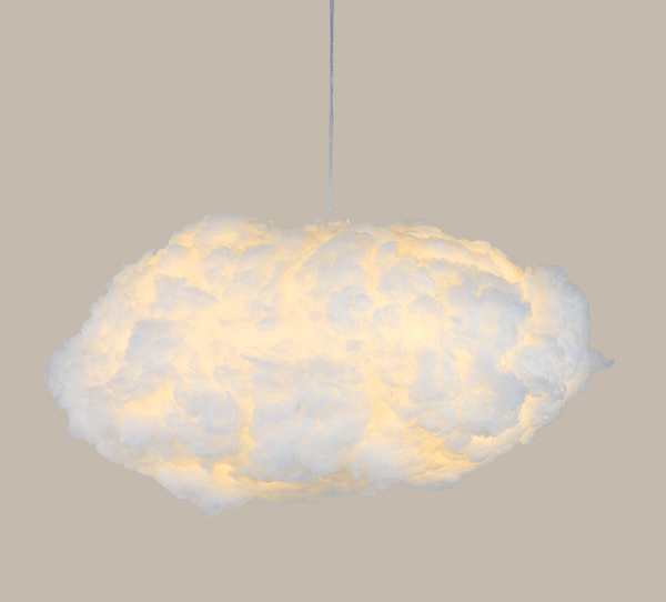 Pluizige Wolk LED Hanglamp – Gezellig Sfeerverlichting voor Slaapkamer & Kinderkamer