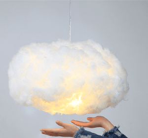 Pluizige Wolk LED Hanglamp – Gezellig Sfeerverlichting voor Slaapkamer & Kinderkamer