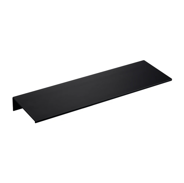 Zwarte aluminium wandplank – minimalistisch wandrek aluminium zwart (300-600 mm) door CÖNCEPT Hardware