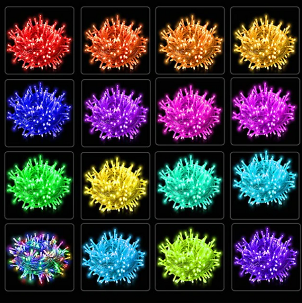 LED-lichtslinger Kerstverlichting – Kleurveranderende Lichtsnoer voor Binnen & Buiten – Muzieksynchronisatie, App-besturing & Energiezuinig