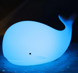 Betoverende Walvis-Inspiratie Kleurveranderende Tafellamp – Zacht Nachtlampje voor Kinderen & Huis