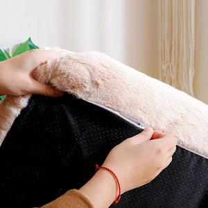 SofaLux Luxe Kattenbed – Pluche Winterbank voor Katten en Kleine Honden