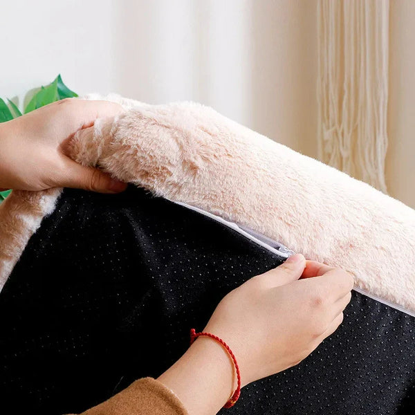 SofaLux Luxe Kattenbed – Pluche Winterbank voor Katten en Kleine Honden