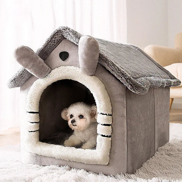 Warm Hondenhuis – Zacht & Comfortabel Winter Huis voor Honden en Katten