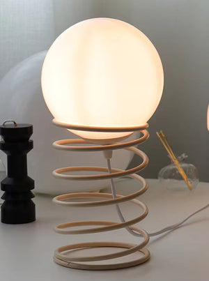 Bauhaus Stijl Tafellamp met Mat Glas – Moderne Chroomvoet