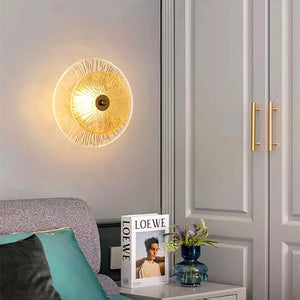 Minimalistische Ronde Wandlamp Moderne Glazen Wandverlichting voor Woonkamer, Hal & Slaapkamer