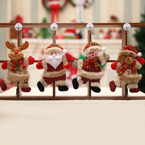 Kersthanger van duurzaam plastic – schattige kerstdecoratie voor boom, raam of cadeau