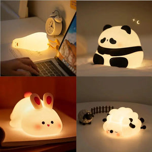 Touch-Actieve Bureau Lamp met Zacht Licht – Kinder Nachtlampje voor Slaapkamer & Bureau