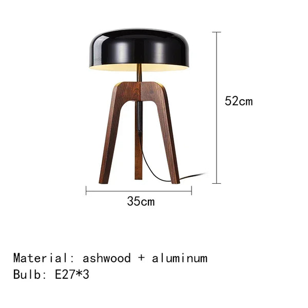 Staande Lamp Armoniele – Moderne Vloerlamp van Hout en Chroom met LED voor Woonkamer
