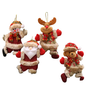 Kersthanger van duurzaam plastic – schattige kerstdecoratie voor boom, raam of cadeau