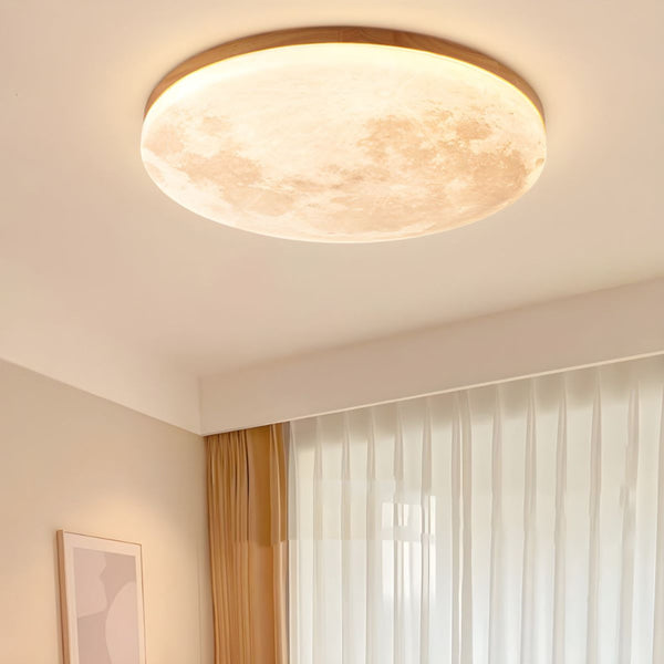 Moderne Maan-Inspiratie Plafondlamp – Elegante Sfeerverlichting voor Huis